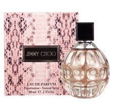  JIMMY CHOO women's perfume was launched by the designer house of JIMMY CHOO in 2011.  This women's fragrance possesses a blend of Green, Tiger Orchid, Toffee, Sensual Indonesian Patchouli. 