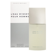 L???eau D???issey by Issey Miyake cologne is a classic scent for men launched in 1994. It is a fresh fragrance that excites the senses ??? yet it retains a warm feeling throughout with woody notes accented with spicy accords..